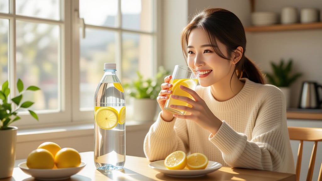⏰ 레몬수 음용 시간 및 적정 용량 가이드