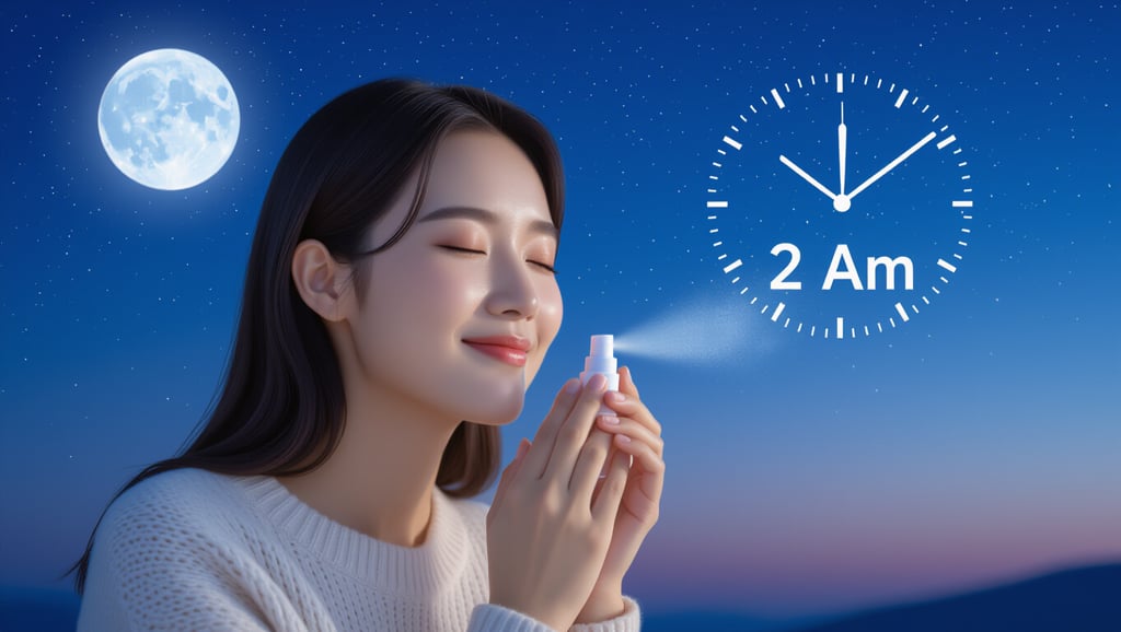 ✨ 멜라토닌 스프레이의 놀라운 숙면 효과