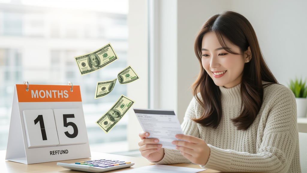 ⏰ 언제 신청하고, 언제 환급받을까요?