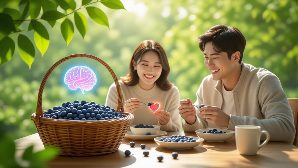 🧠 뇌 기능 & 심혈관 건강까지! 블루베리의 다채로운 효능