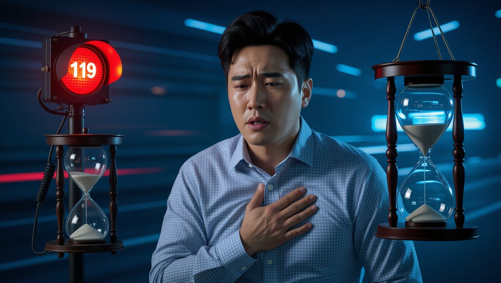 🚨 심근경색 의심 시, 골든타임 응급 대처법