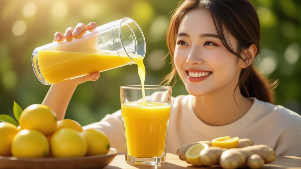 ✨ 유기농 레몬생강즙의 시너지 효과