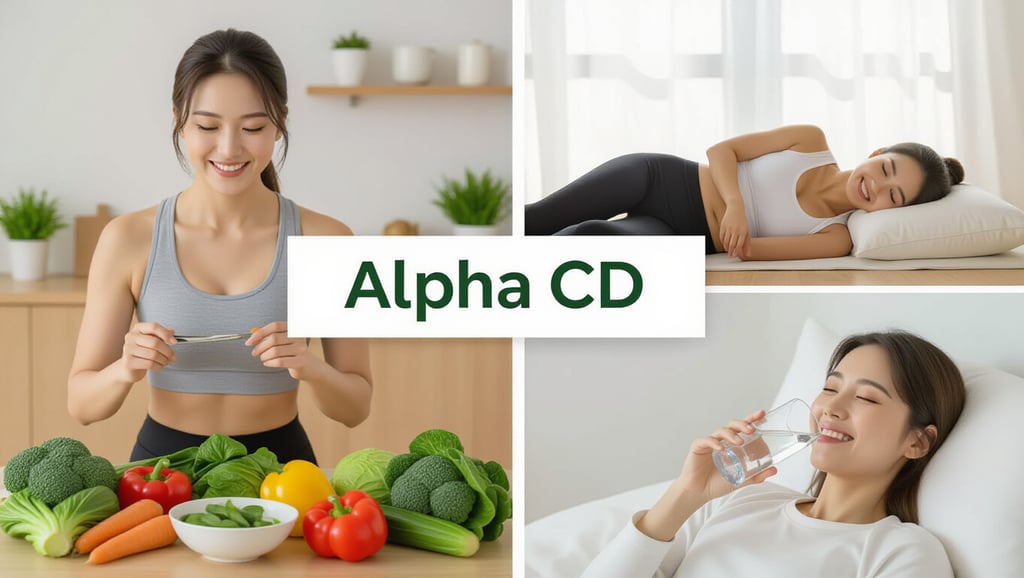 🌿 알파CD와 병행할 수 있는 건강한 생활 습관