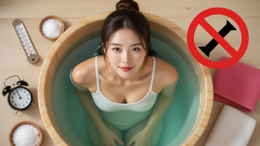 ⚠️ 좌욕 시 꼭 피해야 할 행동과 주의사항