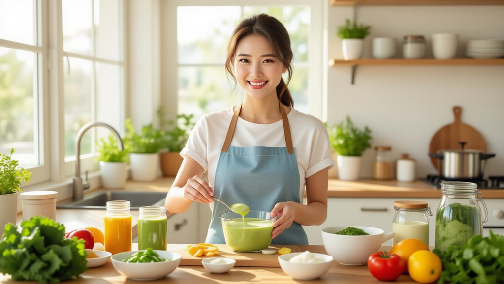 🍳 컬리케일 분말, 맛있게 즐기는 레시피!